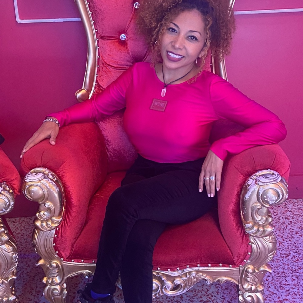 VERSACE Jeans Couture Vibrant HOT Pink Long Sleeve Adult Bodysuit. Size 10. EUC. - Picture 3 of 8